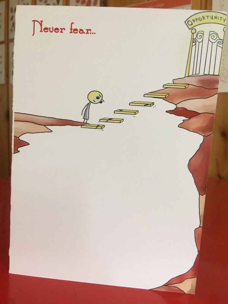 Never Fear - Encouraging Greeting Card